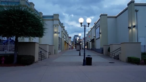 Outlet Mall Shreveport Shreveport Louisiana November 2022 — Stok video