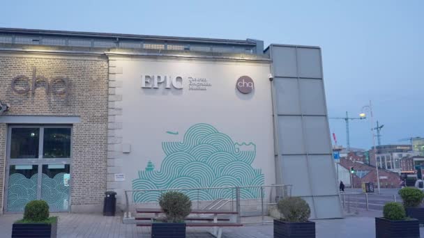 Epic Irish Emigration Museum Dublin City Dublin Ireland April 2022 — 图库视频影像