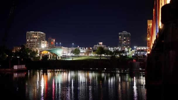 Arkansas Başkenti Little Rock Arkember 2022 — Stok video