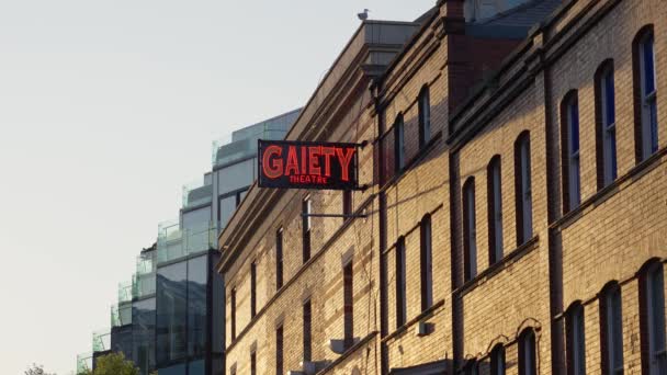 Gaiety Theatre Dublin City Dublin Ireland April 2022 — Stockvideo