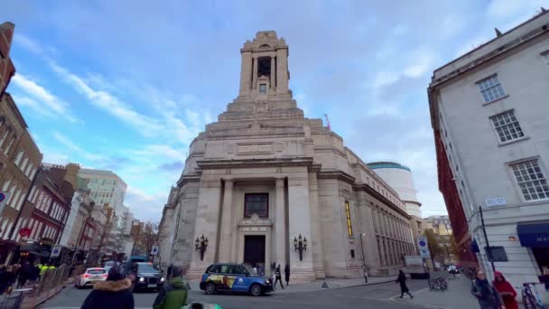 Freemasons Hall London London United Kingdom December 2022 — Stockvideo