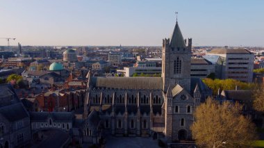 Dublin 'deki Mesih Kilisesi Katedrali - hava manzaralı