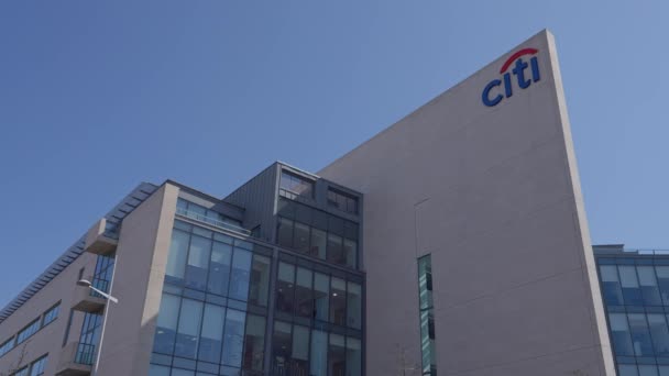 Citibank Byggnaden Belfast Belfast Förenade Kungariket April 2022 — Stockvideo