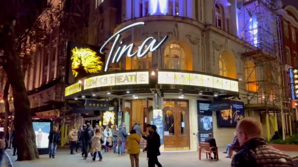 Tina Musical Teatro Aldwych Londres Londres Reino Unido Diciembre 2022 — Vídeos de Stock