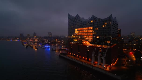 함부르크의 필하모니 음악당 놀랍게 드론으로쏜 부르크의 2022 — 비디오