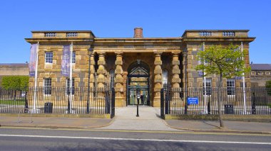 Crumlin Yolu Hedefi - Belfast 'taki eski hapishane - BELFAST, Birleşik KINGDOM - 25 Nisan 2022