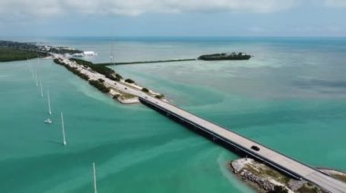The beautiful Florida Keys from above - aerial view