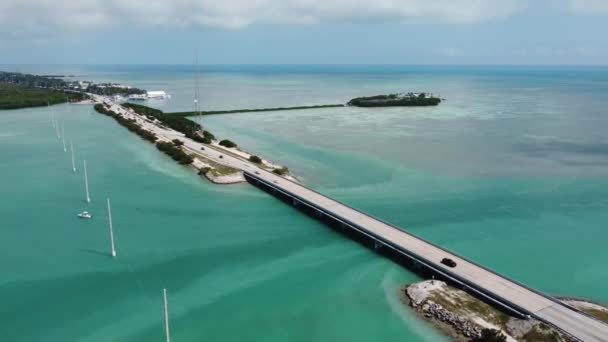 Beautiful Florida Keys Aerial View — Vídeo de Stock