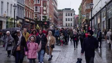 Covent Garden Londra 'da Noel zamanı - seyahat fotoğrafçılığı