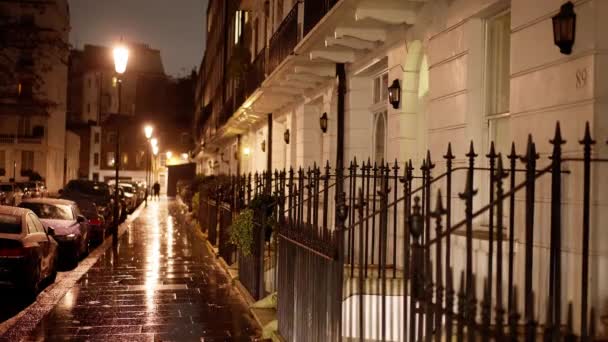 ロンドンの美しい街並みチェルシー ロンドン イギリス 2022年12月20日 — ストック動画