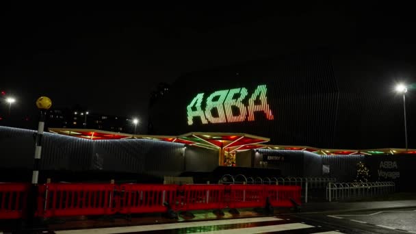Abba Arena Londres Célèbre Salle Concert Londres Royaume Uni Décembre — Video