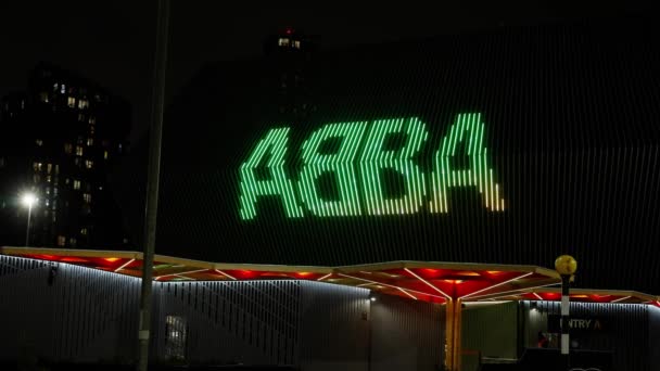 Abba Arena London Die Berühmte Konzerthalle London Vereinigtes Königreich Dezember — Stockvideo