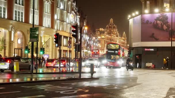 London Knightsbridge Beautiful Expensive Place London United Kingdom December 2022 — Stock Video