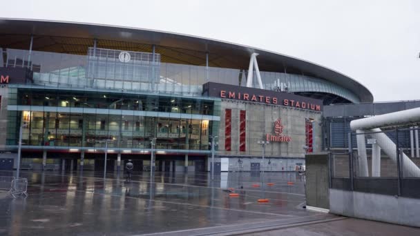 Emirates Stadium Sede Della Squadra Calcio Dell Arsenal London Fotografia — Video Stock