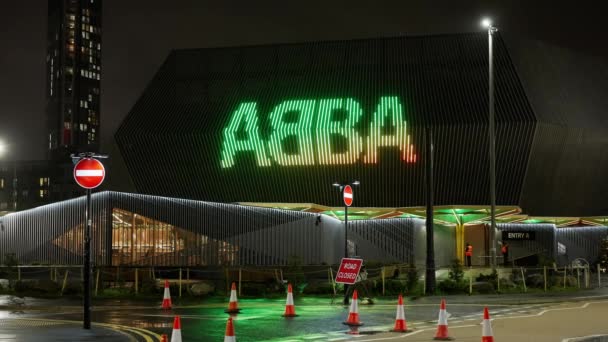 Abba Arena Londra Famosa Sala Concerto Londra Regno Unito Dicembre — Video Stock