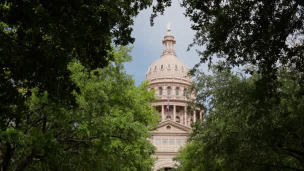 Capitolio Estatal Texas Austin Fotografía Viajes — Vídeos de Stock