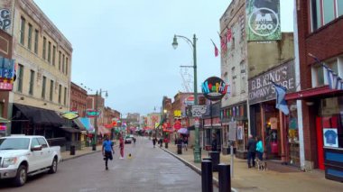 Beale Sokağı Memphis - Blues 'un evi - MEMPhis, ABD - 06 Kasım 2022