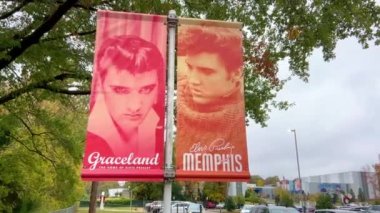 Memphis, Graceland 'deki Elvis Müzesi - MEMPhis, ABD - Kasım 06, 2022