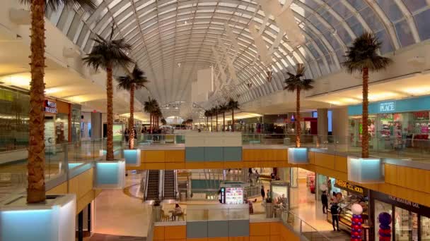 Dallas Galleria Shopping Mall Dallas Amerika Serikat October 2022 — Stok Video