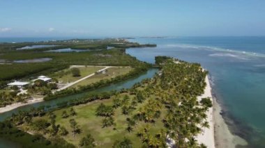 The beautiful Florida Keys from above - aerial view