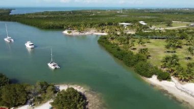 The beautiful Florida Keys from above - aerial view