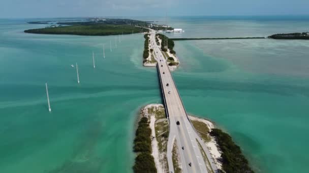 Beautiful Florida Keys Aerial View — Stock videók