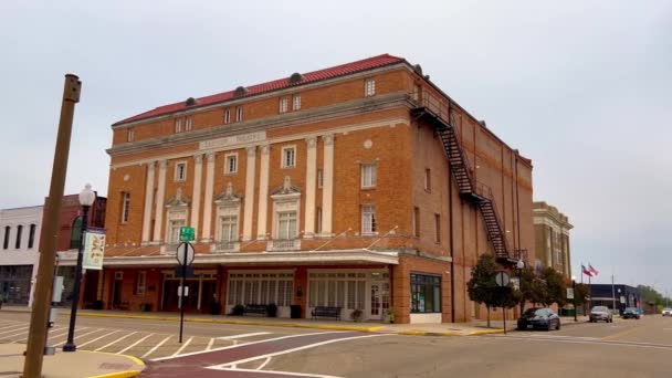 Perot Theatre旧Saenger Theatre Historical District Texarkana Texarkana Usa 2022年11月6日 — ストック動画