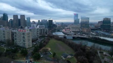 Wonderful view over the city of Phiadelphia - drone photography