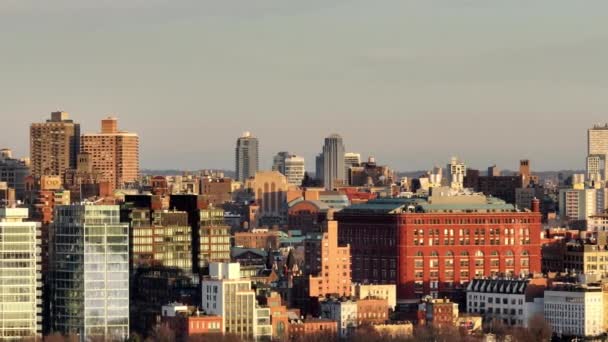 マンハッタンのミッドタウン上空を飛行 ドローン写真 — ストック動画
