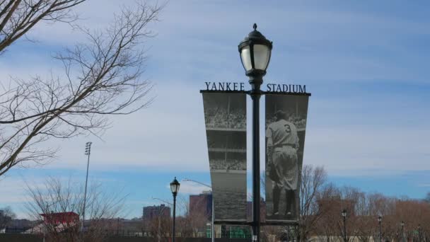 Yankee Stadium New York New York Förenade Staterna Φruari 2023 — Stockvideo
