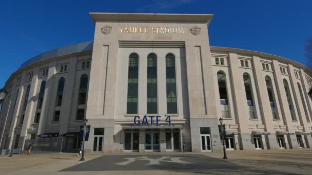 Estádio Yankee Nova York Nova Iorque Estados Unidos Fevereiro 2023 — Vídeo de Stock