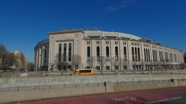 Yankee Stadium New York New York Vereinigte Staaten Februar 2023 — Stockvideo