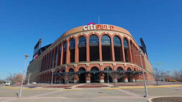 Citifield Stadium Home New York Mets New York United States — стоковое видео