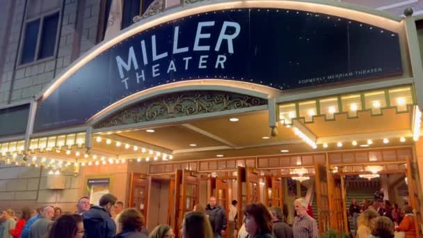 Miller Theater Philadelphia Philadelphia United States America February 2023 — 비디오