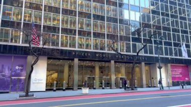 Pfizer Headquarter in New York - NEW YORK, UNITED STATES OF AMERICA - FEBRUARY 14, 2023