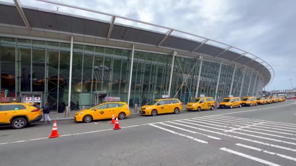Jfk Havaalanı Terminali New York Amerika Birleşik Devletleri Şubat 2023 — Stok video