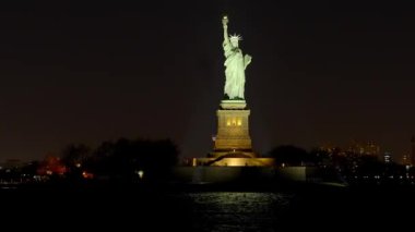 Statue of Liberty in New York at night - travel photography