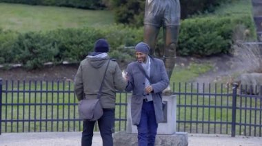 Philadelphia 'da Rocky Heykeli' nde fotoğraf çekmek - seyahat fotoğrafçılığı