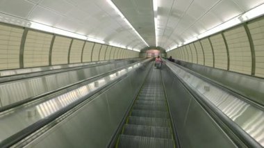 Manhattan Hudson Metrosu 'ndaki modern metro istasyonu - seyahat fotoğrafçılığı