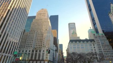 Manhattan 'da ünlü 5. Cadde Manzarası - New York, Birleşik Devletler - 14 Şubat 2023