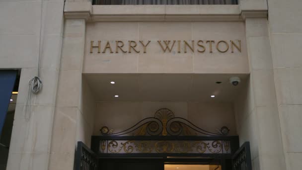 Harry Winston Store Fifth Avenue New York New York United — 图库视频影像