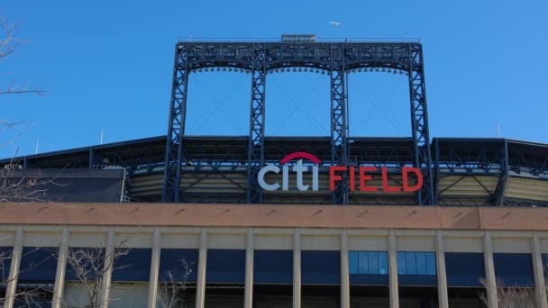 Citifield Stadium Home New York Mets New York United States — Stock video
