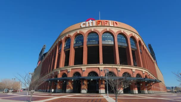 Estadio Citifield Sede Los Mets Nueva York Nueva York Estados — Vídeos de Stock