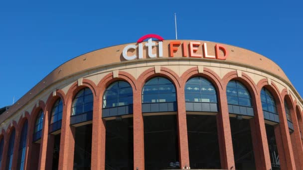Estadio Citifield Sede Los Mets Nueva York Nueva York Estados — Vídeos de Stock