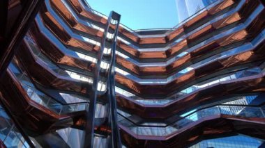 The Vessel at Hudson Yards in Manhattan - NEW YORK, UNITED STATES - FEBRUARY 14, 2023