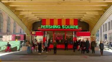 New York Grand Central İstasyonu 'ndaki Pershing Meydanı - New York, Birleşik Devletler - 14 Şubat 2023