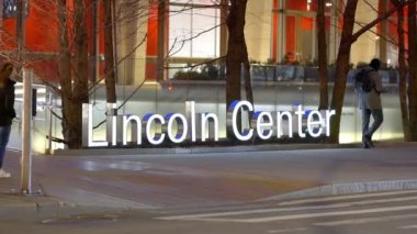 New York 'taki Lincoln Merkezi - New York Şehri, Birleşik Devletler - 14 Şubat 2023