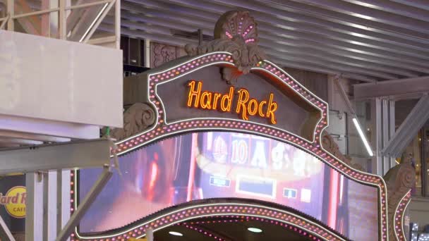 Hard Rock Cafe Times Square Nova York Nova Cidade Iorque — Vídeo de Stock