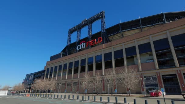 Citifield Stadion New York Mets Otthona New York Egyesült Államok — Stock videók