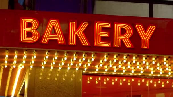 Bakery New York Times Square New York City Stati Uniti — Video Stock